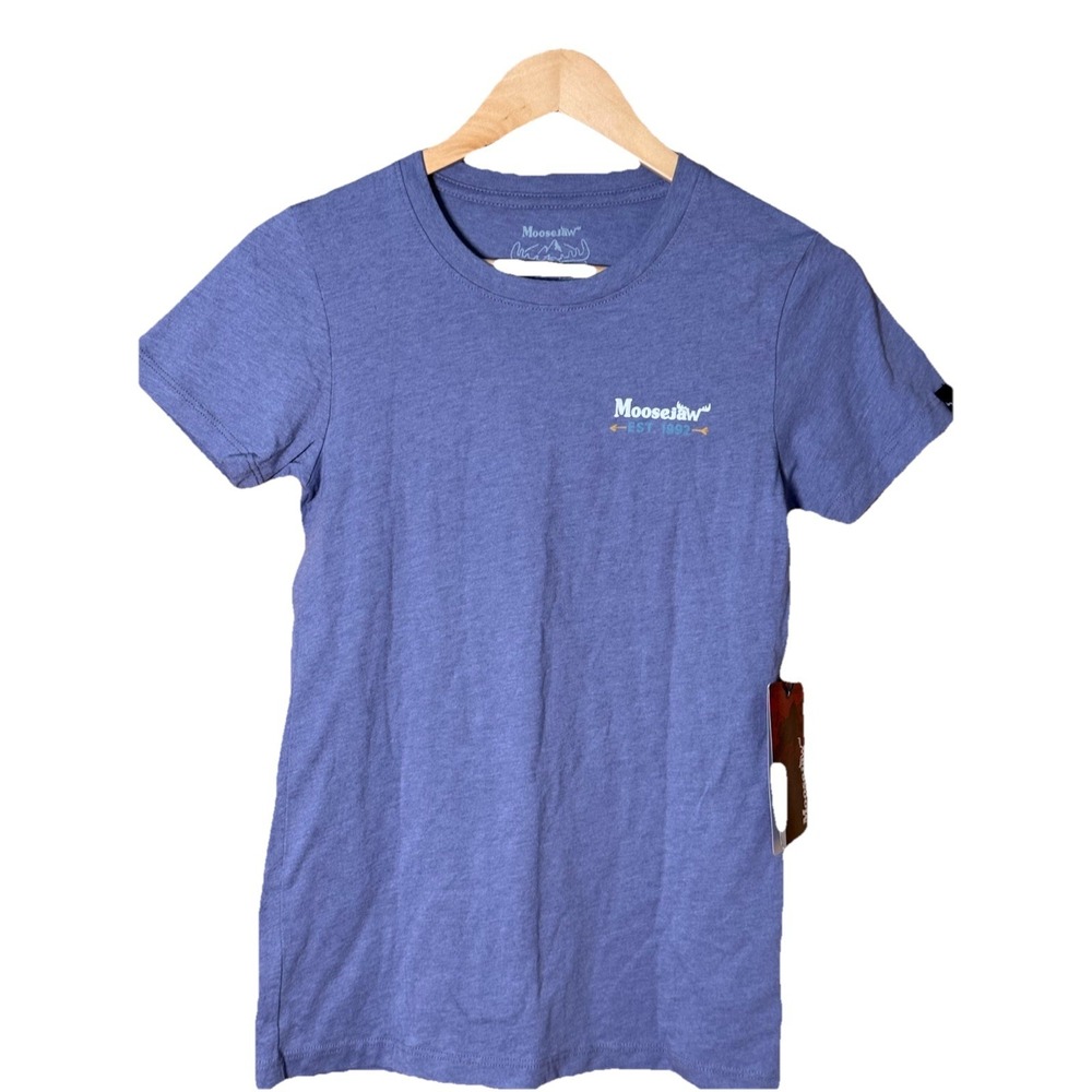 NWT Moosejaw Women's Mineral Water Short Sleeve Lavender T-Shirt Size Small